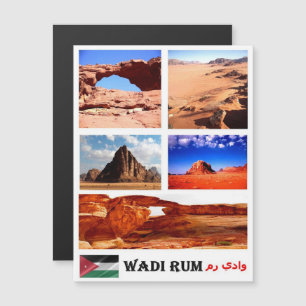 Wadi Rum - Vale da Lua - Jordânia - Mosaico -