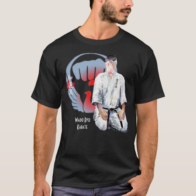Wado Ryu Karate Seiza Mukuso - Bushido T-Shirt (Frente)