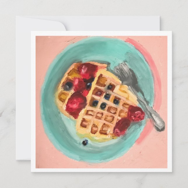 Waffles e Frutas Vermelhas (Frente)