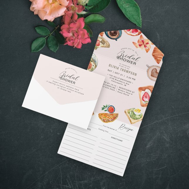 Waffles e receitas de Brunch de Blush Bridal (Criador carregado)