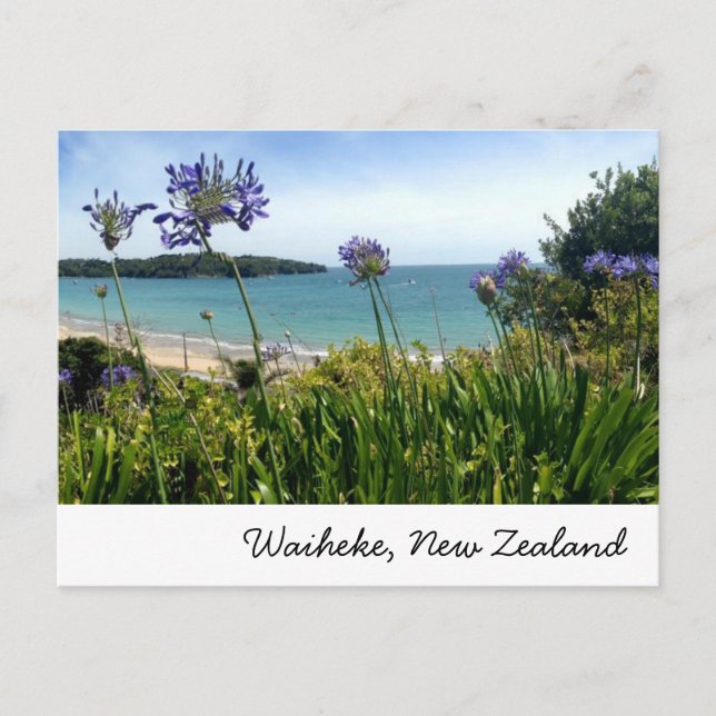 Waiheke, cartão postal da Nova Zelândia (Frente)