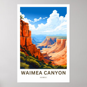 Waimea Canyon Hawaii Viagem Impressão