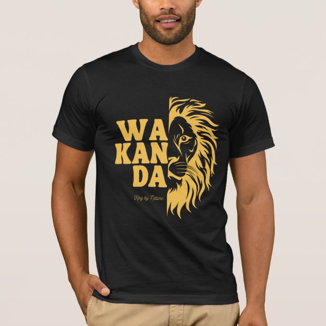 WAKANDA: King By Nature | Bella T-Shirt (Frente)