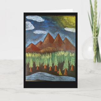 Waldorf inspirou o cartão da arte: Senhora nas