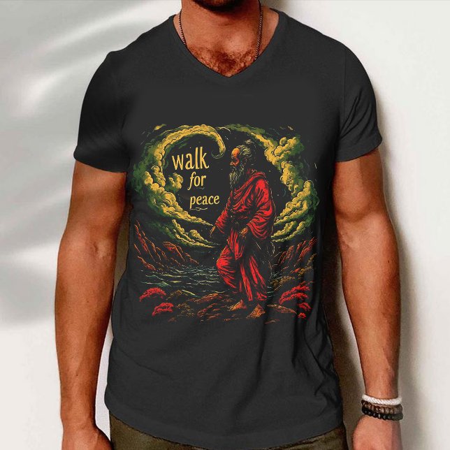 "Walk for Peace" T-Shirt - Peaceful & Stylish  (Criador carregado)