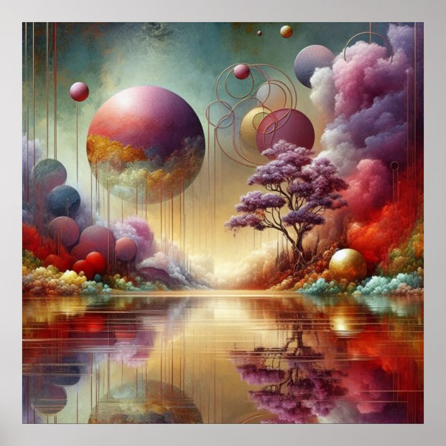 Wall Art, Abstrato, Moderno, Poster (Frente)