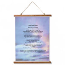 Wall art intitulado Peace doce Peace decor