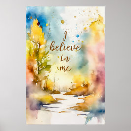 Wall Art Motivational Watercolor Poster 16