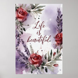 Wall Art Motivational Watercolor Poster 22