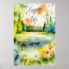 Wall Art Motivational Watercolor Poster 26