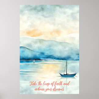 Wall Art Motivational Watercolor Poster 51