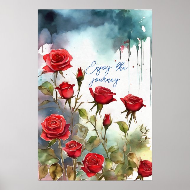 Wall Art Motivational Watercolor Poster 74 (Frente)