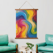 Wall Art of Color Mix Painting