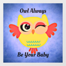 Wall Decal da Coruja Winking