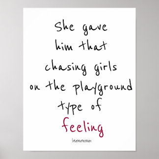 Wall Poster Ela Lhe Deu Esse Amor