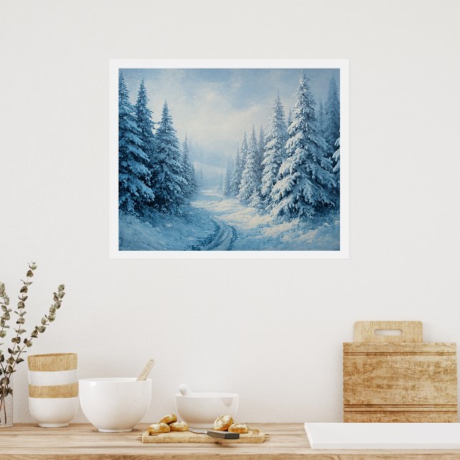 Wall Poster – Tranquil Nature-Inspired Home (Cozinha)