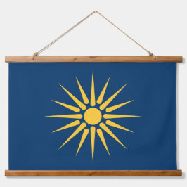 Wall Tapestry with flag of Macedonia, Greece