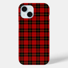 Wallace Clan Red e Black Tartan