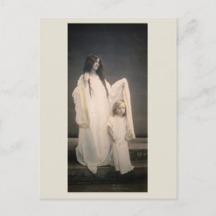 Wallace Nutting A MÃE GUARDIANA cartão postal