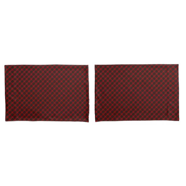 Wallace Tartan Scottish Clan Xadrez Standard (Frente - conjunto)
