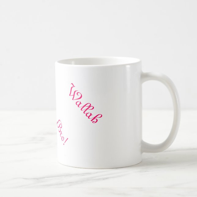 Wallah Bro! Caneca de café (Direita)