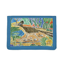 Wallet do Roadrunner de Cores Aquáticas Whimsical