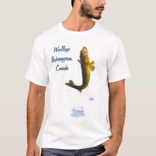 Walleye Pesca ao ar livre Camisa desportiva do pes