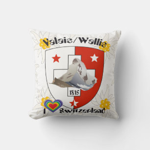 Wallis Valais Suíça Suisse almofada