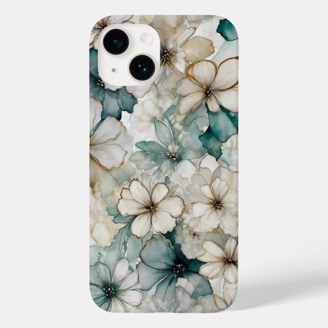 Wallpaper de Capa de telefone Floral (Verso)