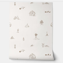 Wallpaper Minimalista do Baby Barnyard