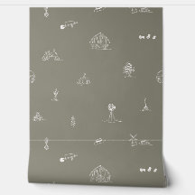 Wallpaper Minimalista do Baby Barnyard