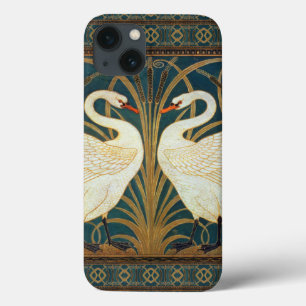 Walter Crane Swan, Rush E Iris Art Nouveau
