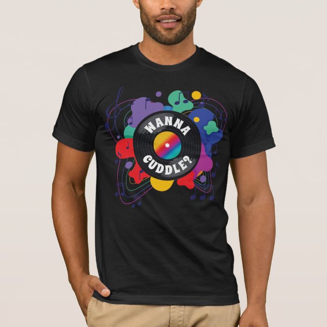 Wanna Cuddle - Design nº 1 - T-Shirt (C) (Frente)