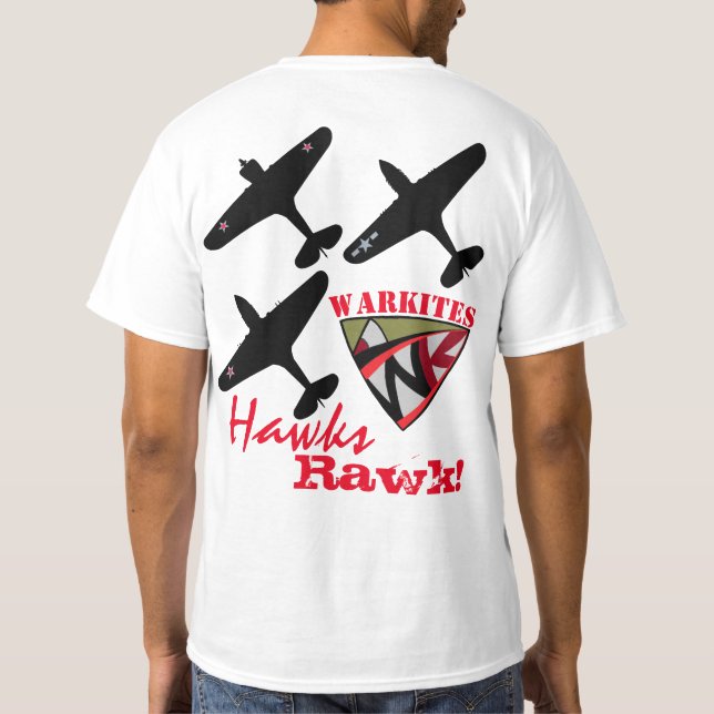 Warkites Hawks Rawk! T-Shirt lll (Verso)