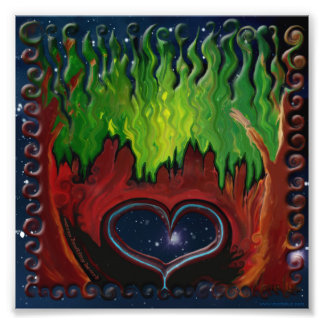 "Warm Beating Heart" - impressão de foto original