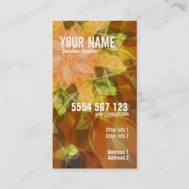 Warmania Cartão de visita (Frente)