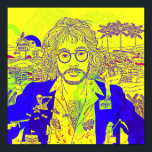 Warren Zevon Pop Art Poster<br><div class="desc">Warren Zevon Pop Art Poster</div>