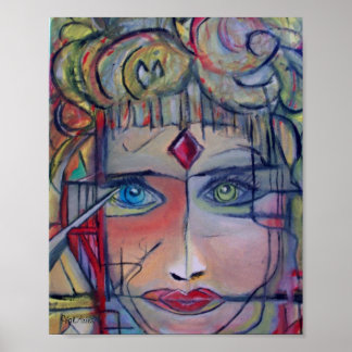 Warrior Princess por ValAries - Impressão de 8" x