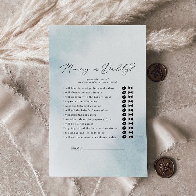 Wash de Aquarela | Jogo Mamãe ou Pai Azul (Criador carregado)