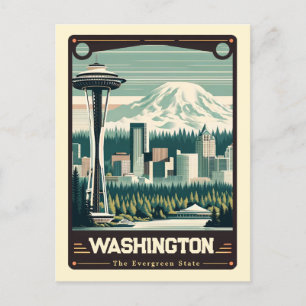 Washington Cartão postal para a bebida espirituo
