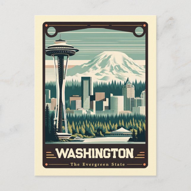 Washington | Cartão postal para a bebida espirituo (Frente)