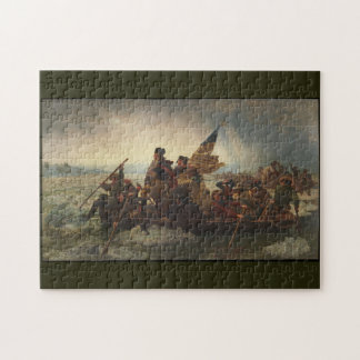 Washington cruzando a quebra-cabeça de arte do Del