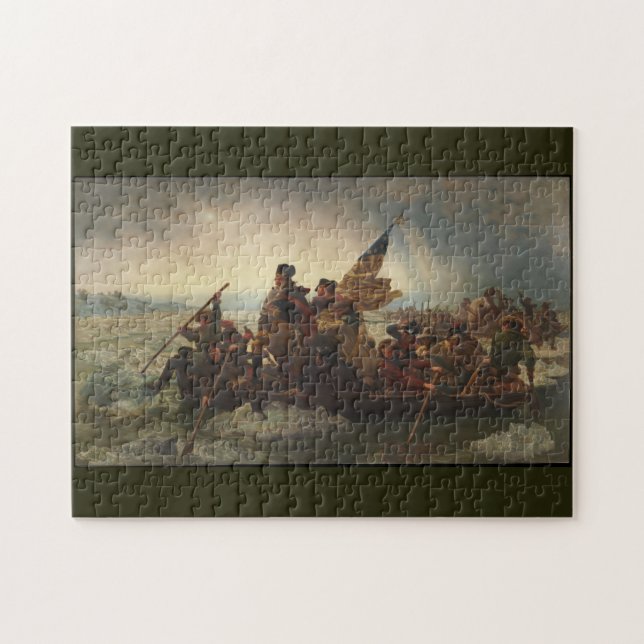 Washington cruzando a quebra-cabeça de arte do Del (Horizontal)