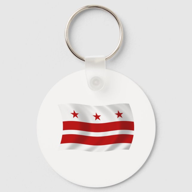 Washington D.C. Flag Chaveiro (Frente)