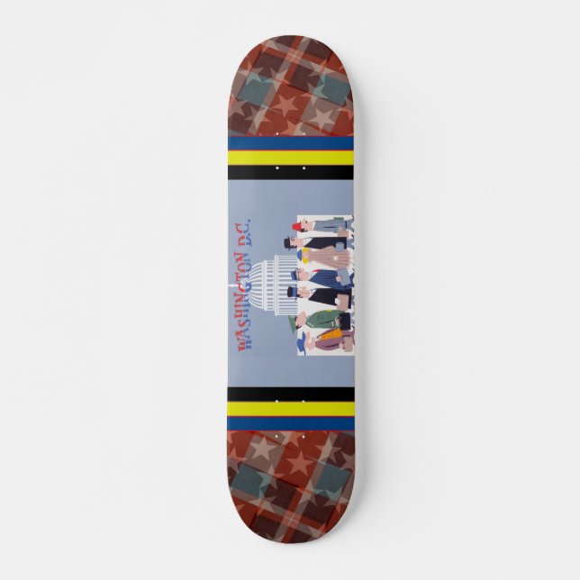 Washington D.C. Skateboard (Frente)