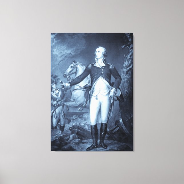 "Washington em Trenton" canvas (Frente)