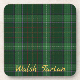 Waslsh Tartan Porta copos Wedding Gift Conjunto de