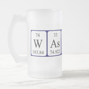 Wassup mesa periódica caneca gelada