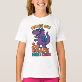 Watch Out 2nd Grade Here I Come Kids T-Shirt