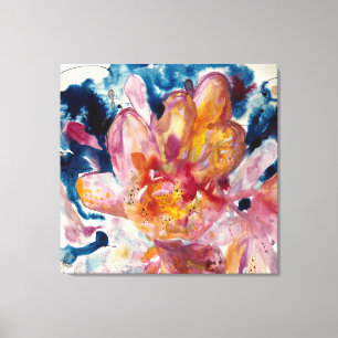 water flower canvas print